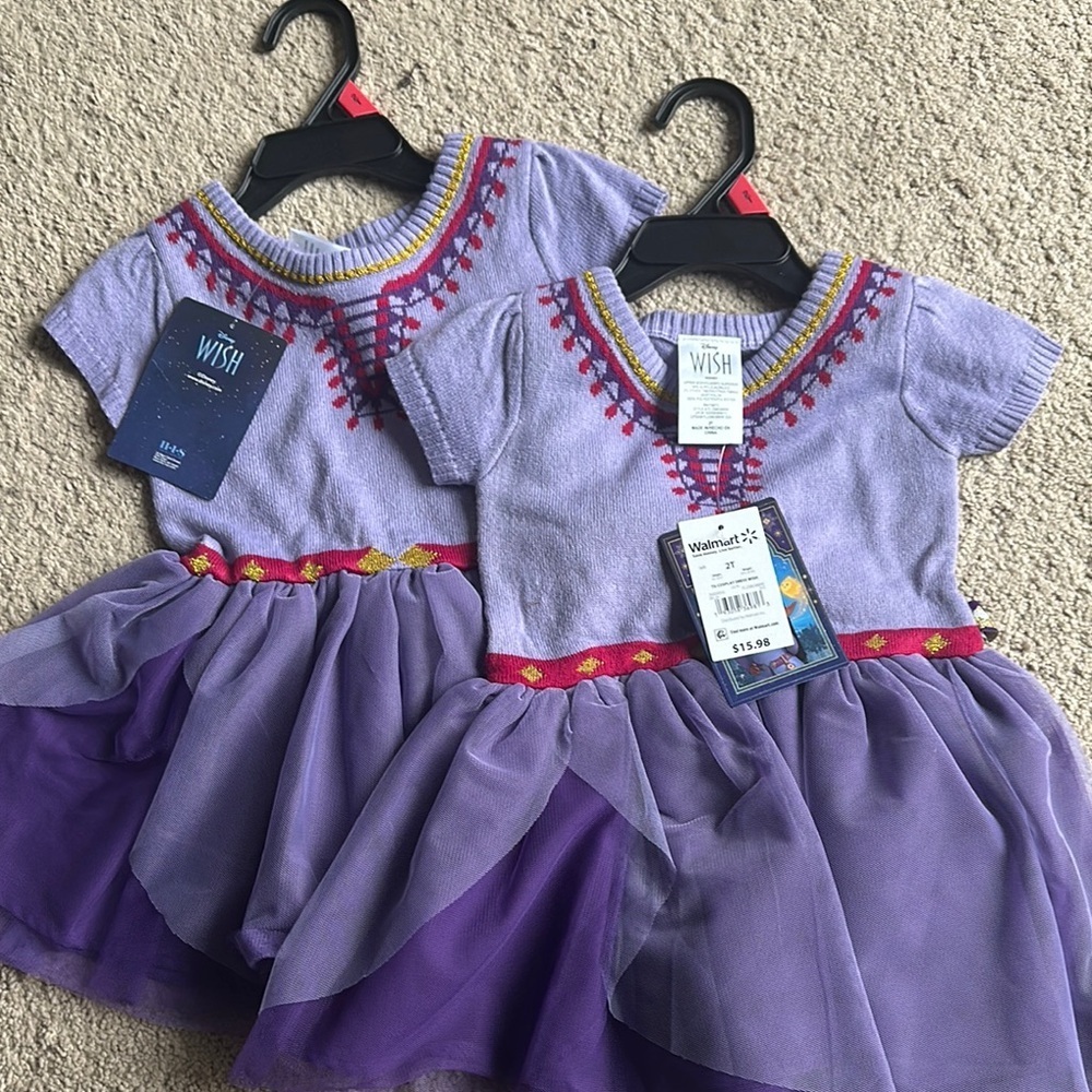 2T Wish Purple Kids Costume Dress